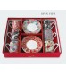 OKIN - Set 6-tich porcelánových šálok s podšálkou